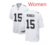 Women Las Vegas Raiders #15 Fernando Mendoza White Vapor Limited Stitched Jersey