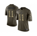 nike nfl jerseys oakland raiders #11 sebastian janikowski army green[nike Limited Salute To Service]