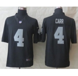 nike nfl jerseys oakland raiders #4 carr black[nike Limited]