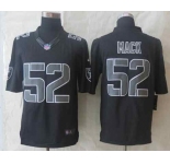 nike nfl jerseys oakland raiders #52 mack black[nike impact limited]