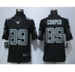 nike nfl jerseys oakland raiders #89 cooper black[nike impact limited][cooper]
