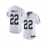 Women Nike Oakland Raiders #22 Gareon Conley White Vapor Untouchable Limited Player NFL Jersey