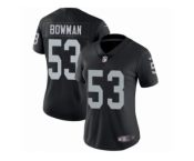 Women Nike Oakland Raiders #53 NaVorro Bowman Black Team Color Vapor Untouchable Limited Player NFL Jersey