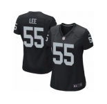 Women Nike Oakland Raiders #55 Marquel Lee Game Black Team Color NFL Jersey