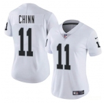 Women's Las Vegas Raiders #11 Jeremy Chinn White 2025 Vapor Football Stitched Jersey