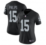 Women's Las Vegas Raiders #15 Kyle Philips Black 2025 Vapor Football Stitched Jersey