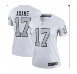 Women's Las Vegas Raiders #17 Davante Adams White Color Rush Limited Stitched Jersey