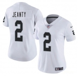 Women's Las Vegas Raiders #2 Ashton Jeanty White 2025 Vapor Football Stitched Jersey