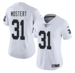 Women's Las Vegas Raiders #31 Raheem Mostert White 2025 Vapor Football Stitched Jersey