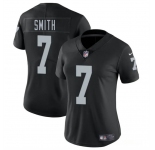 Women's Las Vegas Raiders #7 Geno Smith Black 2025 Vapor Football Stitched Jersey