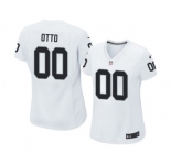 Women's Nike Oakland Raiders #0 Jim Otto White NFL Jersey