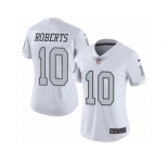 Women's Nike Oakland Raiders #10 Seth Roberts Limited White Rush NFL Jersey