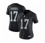 Women's Nike Oakland Raiders #17 Dwayne Harris Black Team Color Vapor Untouchable Limited Player NFL Jersey