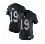 Women's Nike Oakland Raiders #19 Brandon LaFell Black Team Color Vapor Untouchable Limited Player NFL Jersey