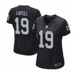 Women's Nike Oakland Raiders #19 Brandon LaFell Game Black Team Color NFL Jersey