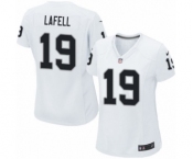 Women's Nike Oakland Raiders #19 Brandon LaFell Game White NFL Jersey