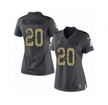 Women's Nike Oakland Raiders #20 Obi Melifonwu Limited Black 2016 Salute to Service NFL Jersey