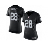 Women's Nike Oakland Raiders #28 Gareon Conley Limited Black Team Color NFL Jersey