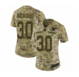 Women's Nike Oakland Raiders #30 Jalen Richard Limited Camo 2018 Salute to Service NFL Jersey