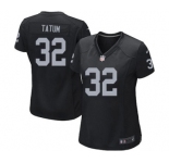 Women's Nike Oakland Raiders #32 Jack Tatum Black Team Color NFL Jersey