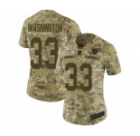 Women's Nike Oakland Raiders #33 DeAndre Washington Limited Camo 2018 Salute to Service NFL Jersey