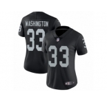 Women's Nike Oakland Raiders #33 DeAndre Washington Vapor Untouchable Limited Black Team Color NFL Jersey