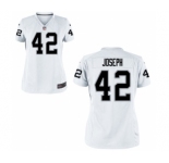 Women's Nike Oakland Raiders #42 Karl Joseph White NFL Jersey