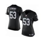 Women's Nike Oakland Raiders #53 Jelani Jenkins Limited Black Team Color NFL Jersey