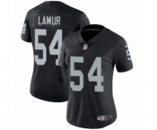 Women's Nike Oakland Raiders #54 Emmanuel Lamur Black Team Color Vapor Untouchable Limited Player NFL Jersey