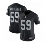 Women's Nike Oakland Raiders #59 Tahir Whitehead Black Team Color Vapor Untouchable Limited Player NFL Jersey