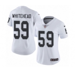 Women's Nike Oakland Raiders #59 Tahir Whitehead White Vapor Untouchable Elite Player NFL Jersey