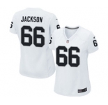 Women's Nike Oakland Raiders #66 Gabe Jackson White NFL Jersey