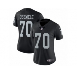 Women's Nike Oakland Raiders #70 Kelechi Osemele Vapor Untouchable Limited Black Team Color NFL Jersey