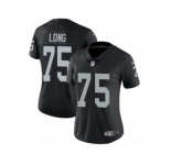 Women's Nike Oakland Raiders #75 Howie Long Vapor Untouchable Limited Black Team Color NFL Jersey