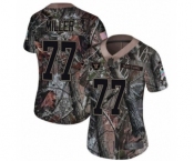 Women's Nike Oakland Raiders #77 Kolton Miller Limited Camo Rush Realtree NFL Jersey