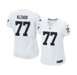 Women's Nike Oakland Raiders #77 Lyle Alzado White NFL Jersey