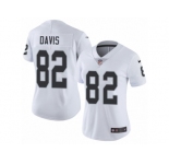 Women's Nike Oakland Raiders #82 Al Davis Vapor Untouchable Limited White NFL Jersey