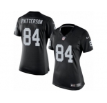 Women's Nike Oakland Raiders #84 Cordarrelle Patterson Limited Black Team Color NFL Jersey