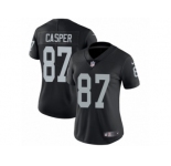 Women's Nike Oakland Raiders #87 Dave Casper Vapor Untouchable Limited Black Team Color NFL Jersey