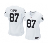 Women's Nike Oakland Raiders #87 Dave Casper White NFL Jersey