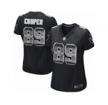 Women's Nike Oakland Raiders #89 Amari Cooper Limited Black Strobe NFL Jersey