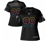 Women's Nike Oakland Raiders #99 Arden Key Game Black Fashion NFL Jersey