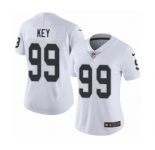 Women's Nike Oakland Raiders #99 Arden Key White Vapor Untouchable Elite Player NFL Jersey
