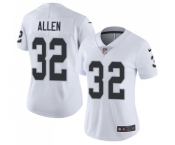 Women's Oakland Raiders #32 Marcus Allen White Vapor Untouchable Limited Player Football Jersey