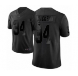 Women's Oakland Raiders #34 Bo Jackson Limited Black City Edition Football Jersey