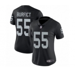 Women's Oakland Raiders #55 Vontaze Burfict Black Team Color Vapor Untouchable Limited Player Football Jersey