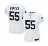 Women's Oakland Raiders #55 Vontaze Burfict Game White Football Jersey