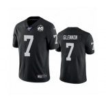 Women's Oakland Raiders #7 Mike Glennon Black 60th Anniversary Vapor Untouchable Limited Player 100th Season Football Jersey