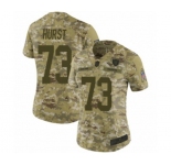 Women's Oakland Raiders #73 Maurice Hurst Limited Camo 2018 Salute to Service Football Jersey