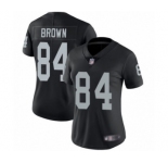 Women's Oakland Raiders #84 Antonio Brown Black Team Color Vapor Untouchable Limited Player Football Jersey